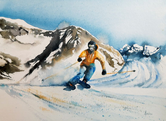 Tout chousse 1 /24 x 32 mit Passepartout 30 x 40 CHF 200