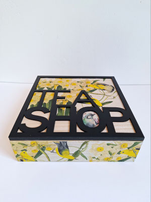 Tee Schachtel "Tea Shop" - 24x24x7 CHF 50
