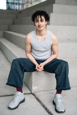 Jonathan Joèl Albrecht actor headshot represented by Walcher Management
