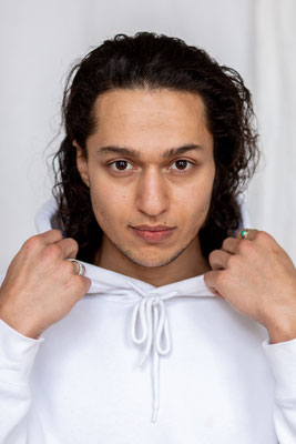Jawad Rajpoot actor headshot represented by Walcher Management