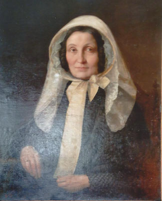 Probablement Georgine de Pelly (1803-1856), soeur du colonel, épouse du chevalier Bastian. (Collection privée)