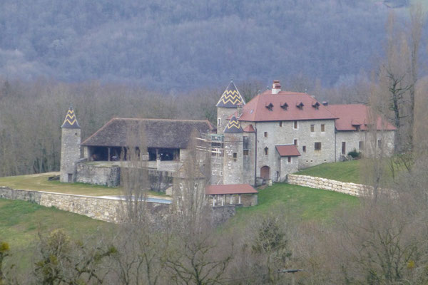 Le château de Pelly en 2015. Le château abrite quelques chambres d'hôtes. Photo Jl Sartre