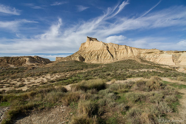 (Bardenas Reales, Tudela (Aragon), Espagne, le 29/01/2021)