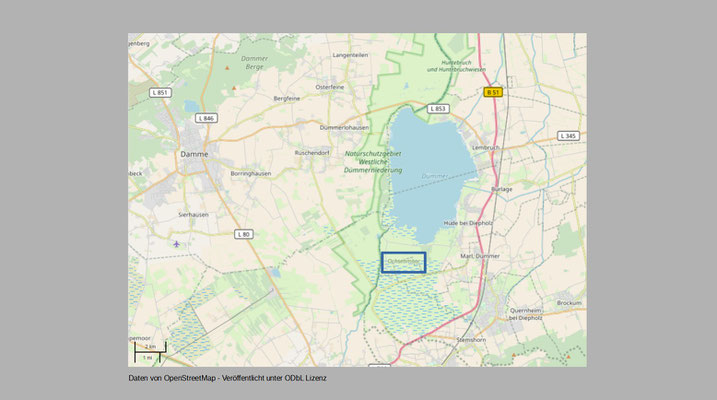 Daten von OpenStreetMap - Veröffentlicht unter ODbL Lizenz