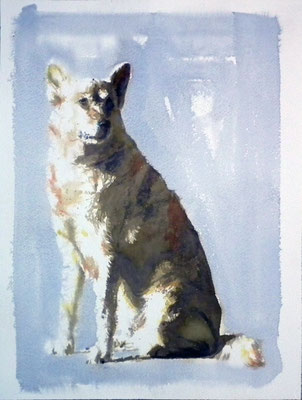 Acuarela. 31x41 cm. 340 €.