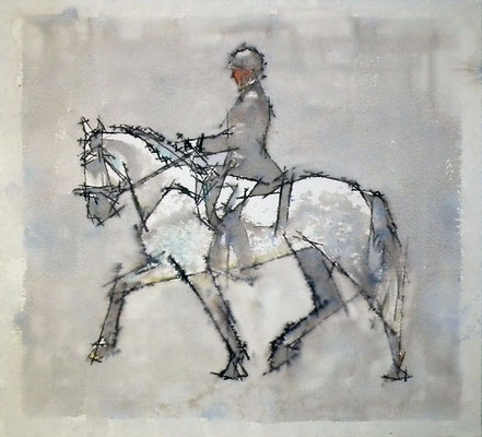 Doma clasica 3. 46x50 cm. Acuarela sobre papel Arches. 320 €.