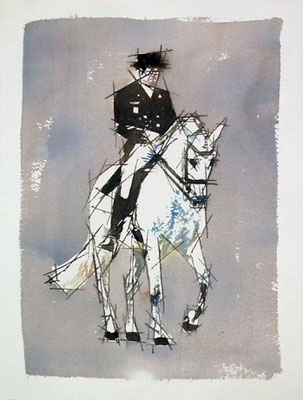 Doma clasica 2. 31x41 cm. Acuarela sobre papel Arches. 180 €.