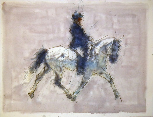 Doma claisca 4. 46x61 cm. Acuarela sobre papel Arches. 400 €.