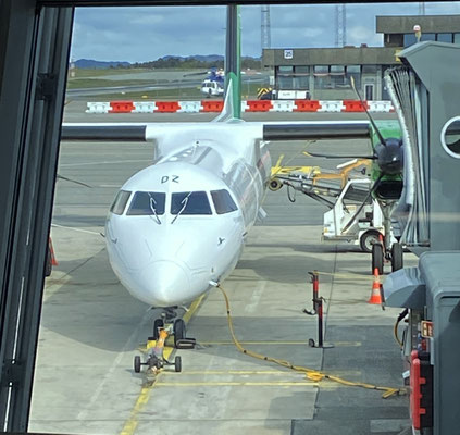 Vorbereitungen für den Rückflug nach Hamburg