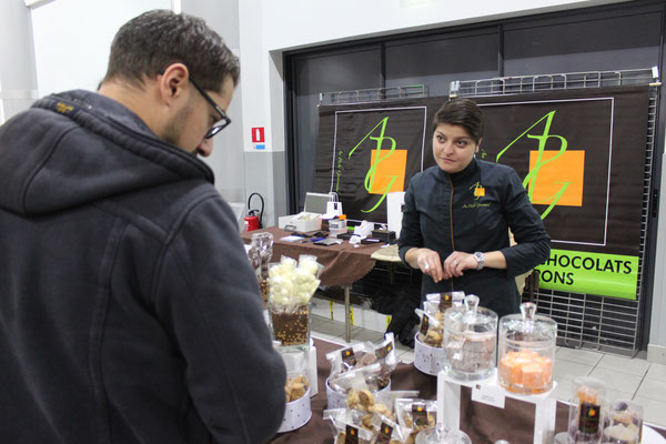 Sur le stand de Au Pêcher Gourmand