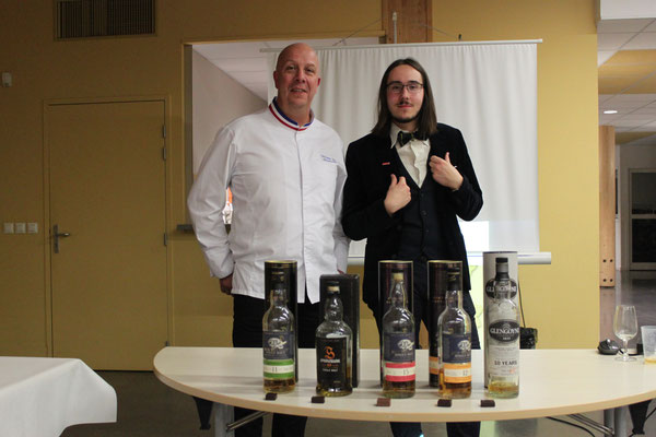 Philippe Bel & Samuel Dufour ont animé une dégustation chocolat & whisky