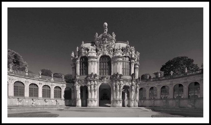 Wallpavillon, Zwinger, Dresden.