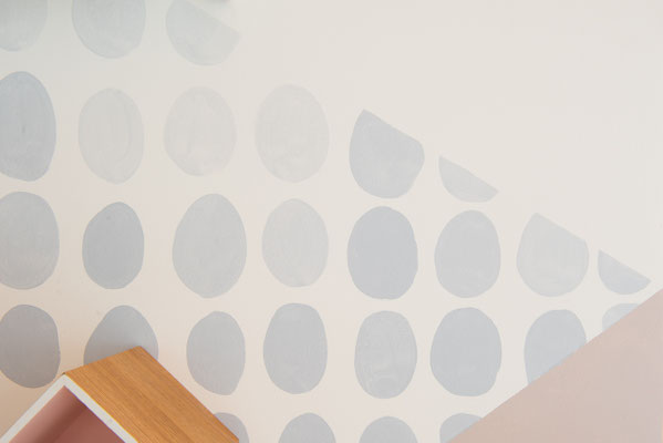 Decorazione di una parete di entrata, abitazione privata