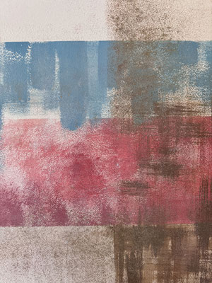 pittura geometrica arredamento salotto