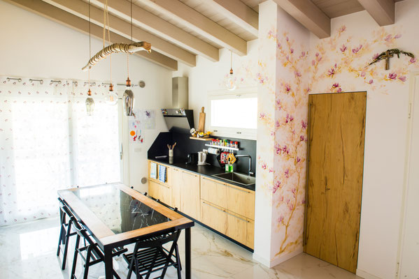 Cucina e living