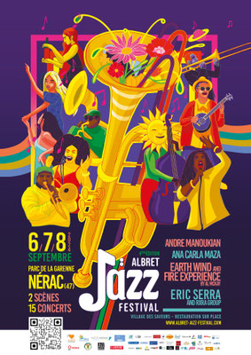 Affiche Albret jazz festival 2024