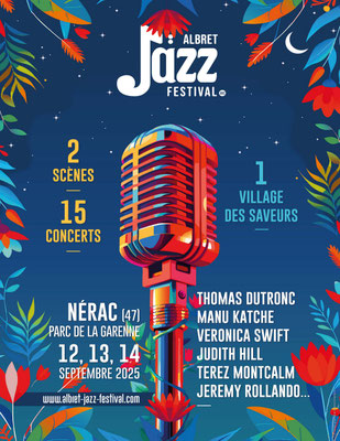 Affiche Albret jazz festival 2025