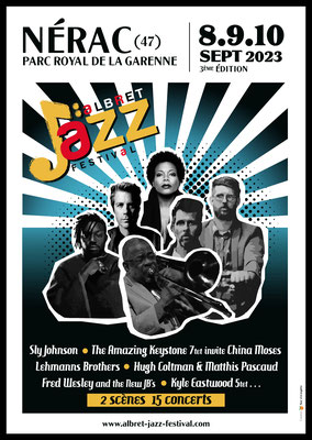 Affiche Albret jazz festival 2023