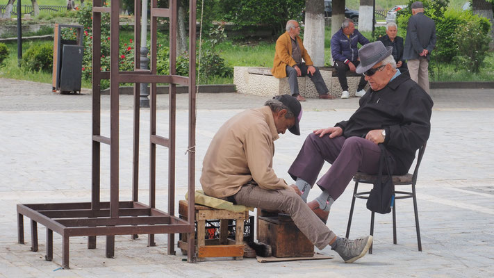 Albanien, Schuhputzer