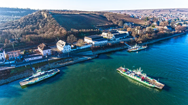 Rhine - Ferry, Oppenheim, Germany