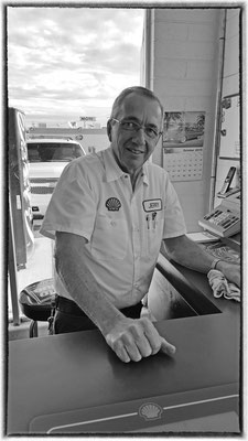 Joe, friendly Gas Station owner, Kingman, Arizona