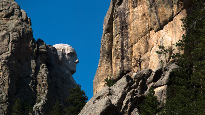 George Washington, Mount Rushmore Memorial, Black Hills, South Dakota