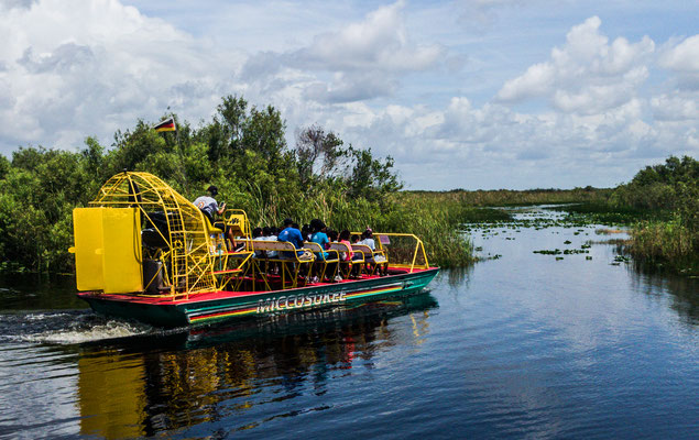 Airboat tour, Miccosukee Indian Reservation, Everglades, Florida
