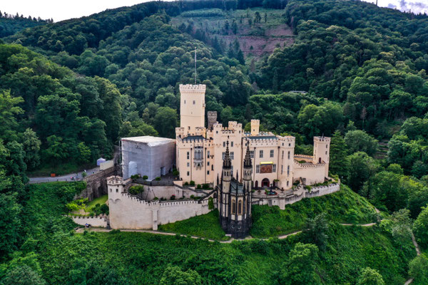 Schloss Stolzenfels, Lahnstein, Rhine River Valley, Germany