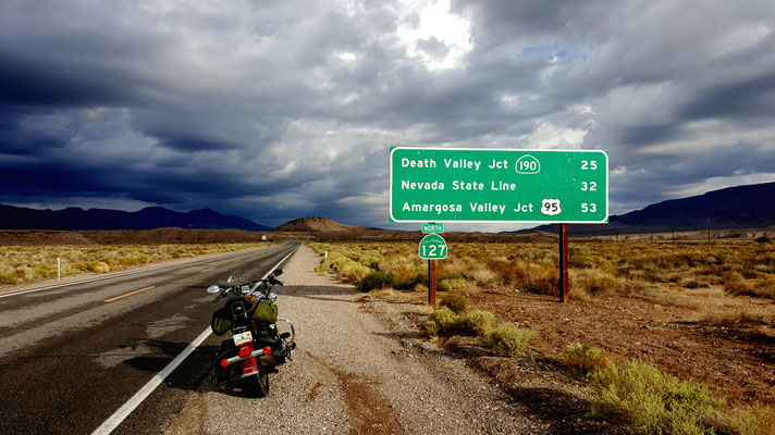 On the way to Death Valley