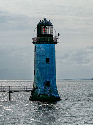 Lighthouse, Tarbert, River Shannon Mound, County Kerry, Ireland