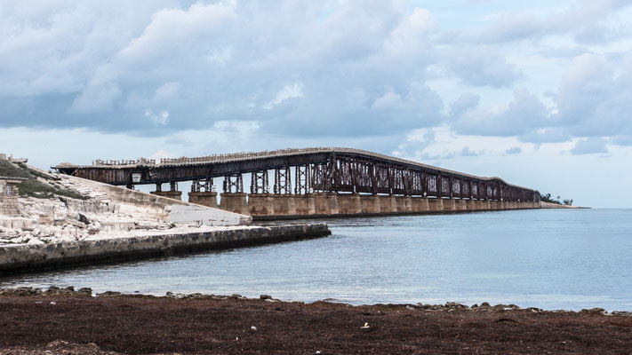 Old railroad bridge, The Keys, Florida