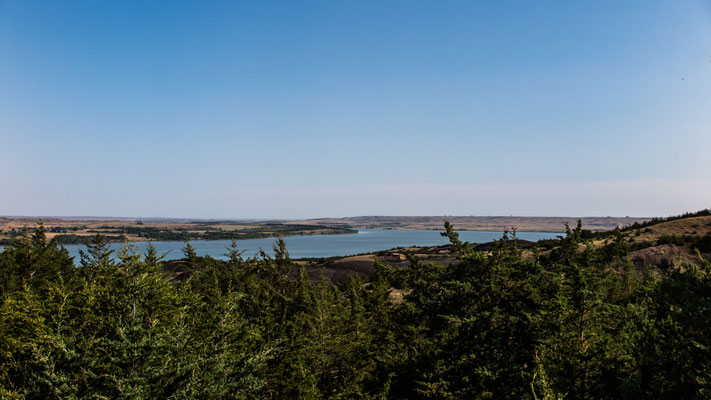 The Missouri river, Chamberlain, South Dakota