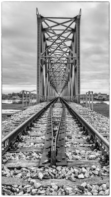 Railroad Bridge from Lithuania to Kaliningrad, close to Советск (Tilsit)