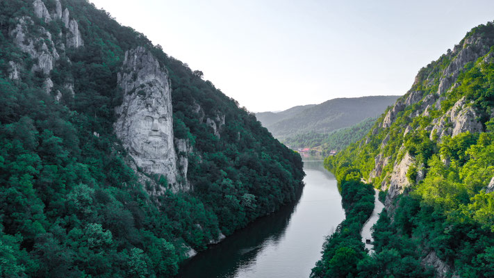 Decebalus Rex, Iron Gate, Danube, Romania