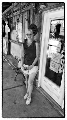 Susan, Shop assistant, Oatman, Arizona