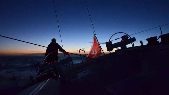 Sailing 2015 // With 10knots through the night // Photo © Jean Peter Feller