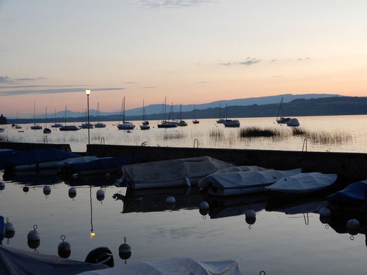 05 Liechti Marianne - Abendstimmung Bootshafen