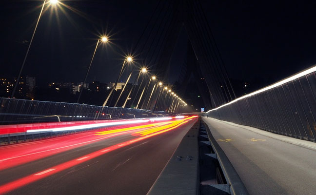 Balmer Pascal - Poya bridge by night