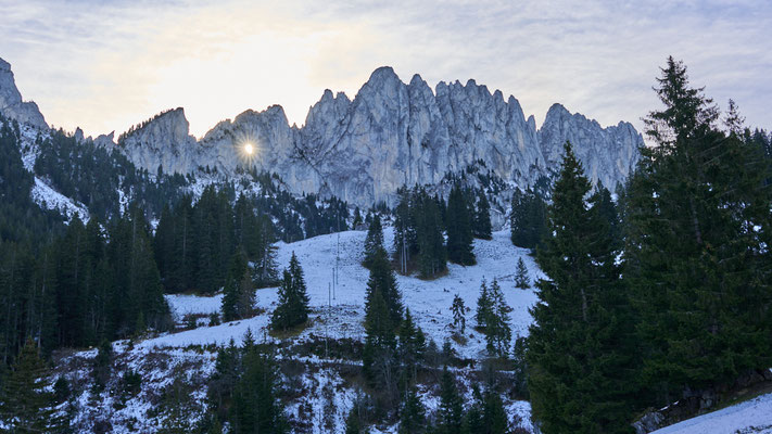 Grossmutterloch Jaun - Sonne letzte Strahlen 10-40h - Blumer Emil
