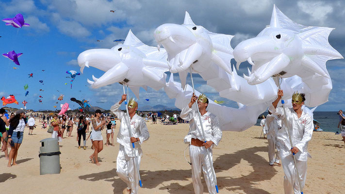 34. internationales Drachenfestival auf Fuerteventura