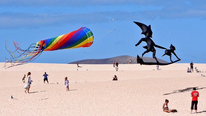 34. internationales Drachenfestival auf Fuerteventura