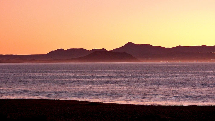 Blick auf Fuerteventura.
