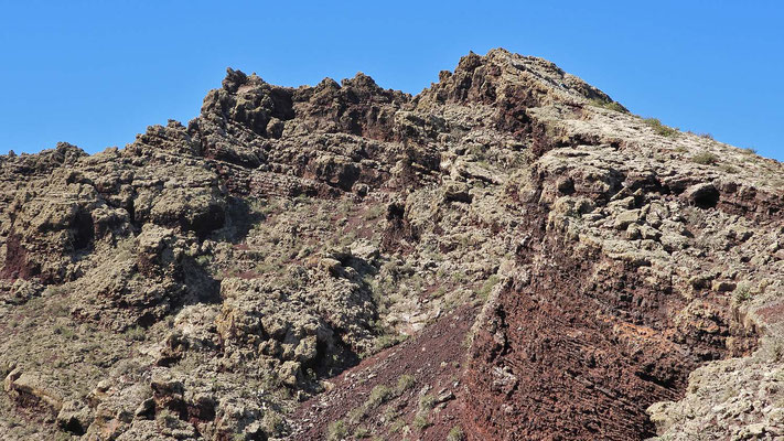 Detail Kraterrand Monte Corona
