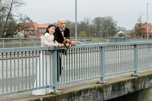 Brautpaar in Tondern / Dänemark