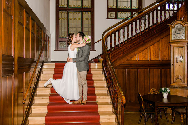 Brautpaar im Rathaus von Westerland / Sylt