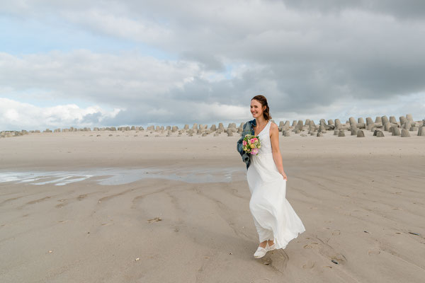 Braut auf Sylt