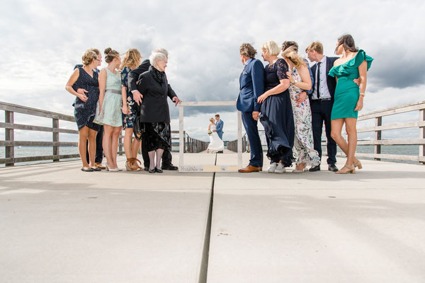 Brautpaarshooting am Strand von Glücksburg