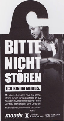 Jazzclub Moods Zürich