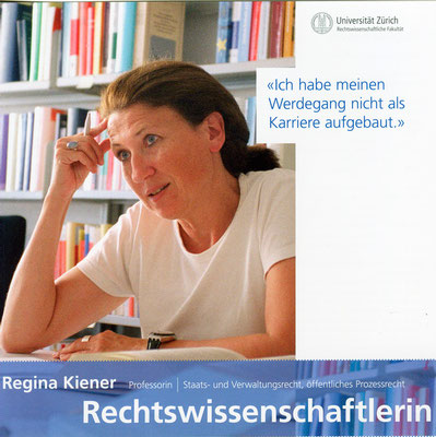 Universität Zürich Folder 2010 (Gleichstellungsbüro)