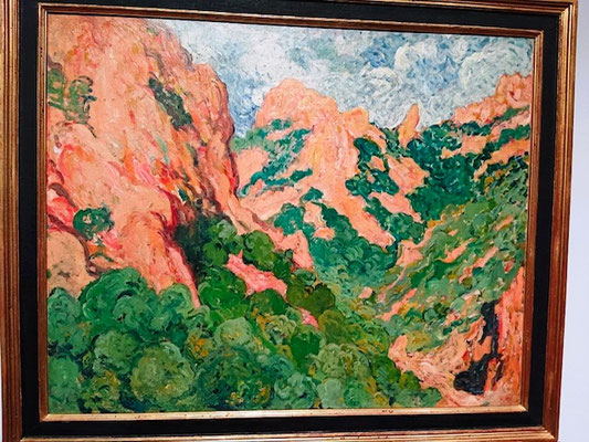 DRAGUI MUSEE Valtat Les roches rouges 1869